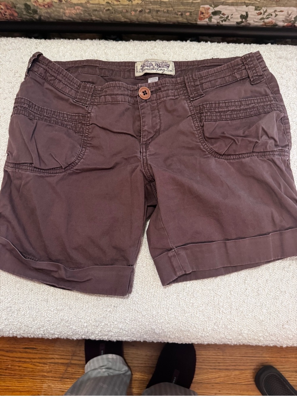 American Rag Brown Cotton Cargo Shorts
